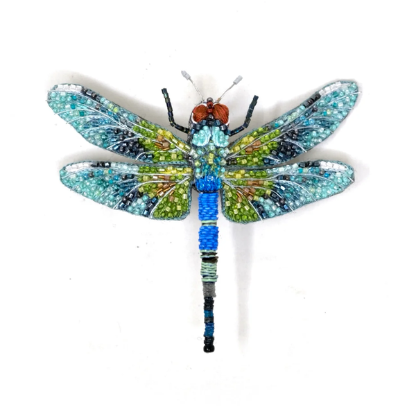 Brooch: Blue Emperor Dragonfly