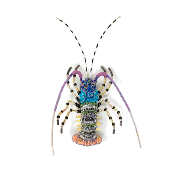 Brooch: Ornate Painted Lobster