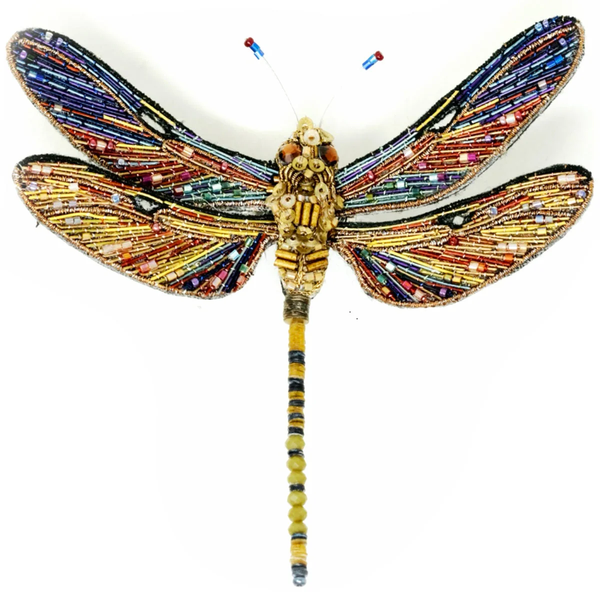Brooch: Brown Hawker Dragonfly