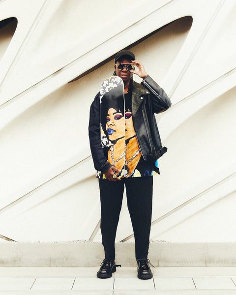 Mickalene Thomas's DIN, UNE TRÈS BELLE NÉGRESSE Wall Hanging Skateboard