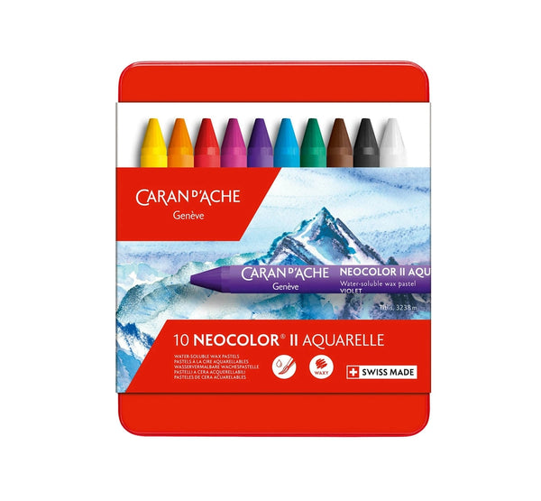 Set of 10 Neocolor™ Ii Pastels in Metal Box