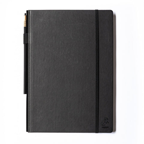 Blackwing Large Slate Notebook - Black with Blank or Ruled Paper