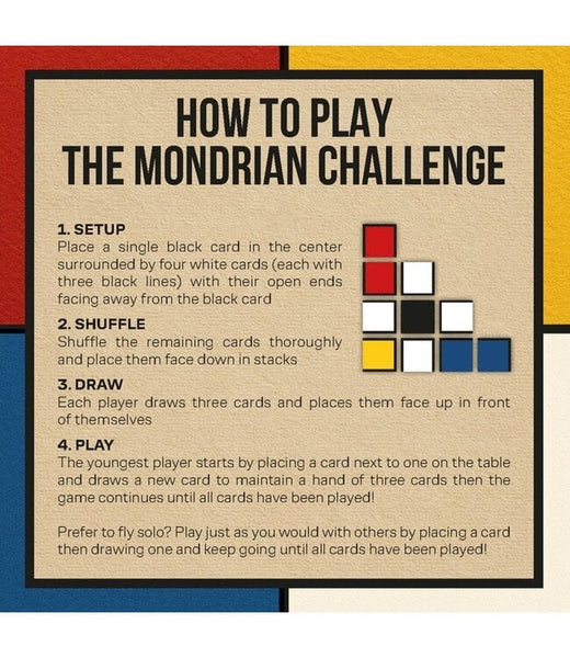 The Mondrian Challenge: An Art Game: What Would You Do with Red, Yellow and Blue
