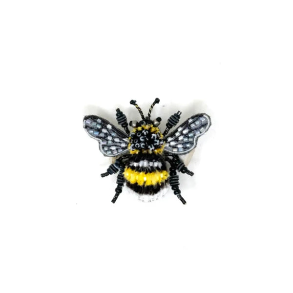 Brooch: Yellow Banded Bee