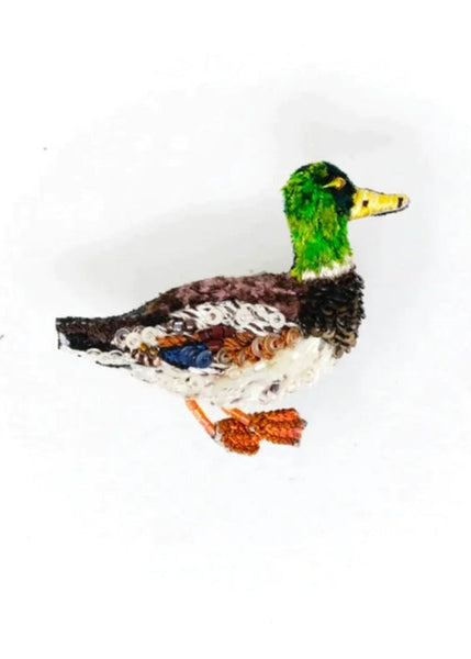 Brooch: Wild Mallard