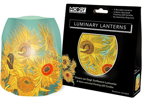 Van Gogh Sunflowers Luminary
