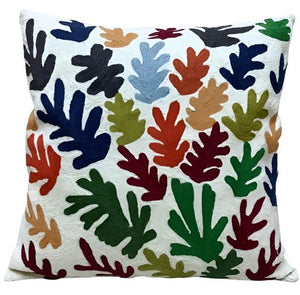 Matisse Inspired Leaves #3 Pillow