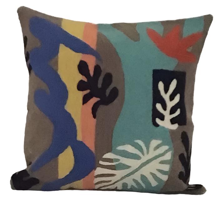 Matisse Inspired Leaves #4 Pillow