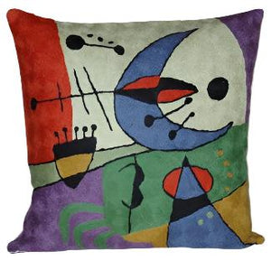 Miro White/Red/Purple/Green/Yellow Pillow