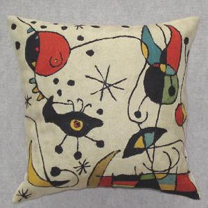 Ivory Miro Inspired Pillow