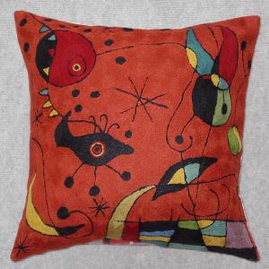 Red/Orange Miro Inspired Pillow