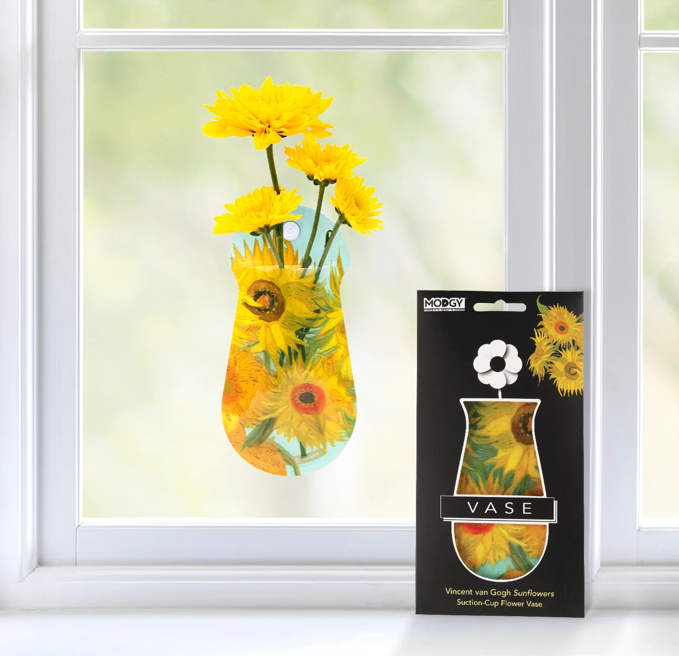 Van Gogh Sunflowers Suction Vase